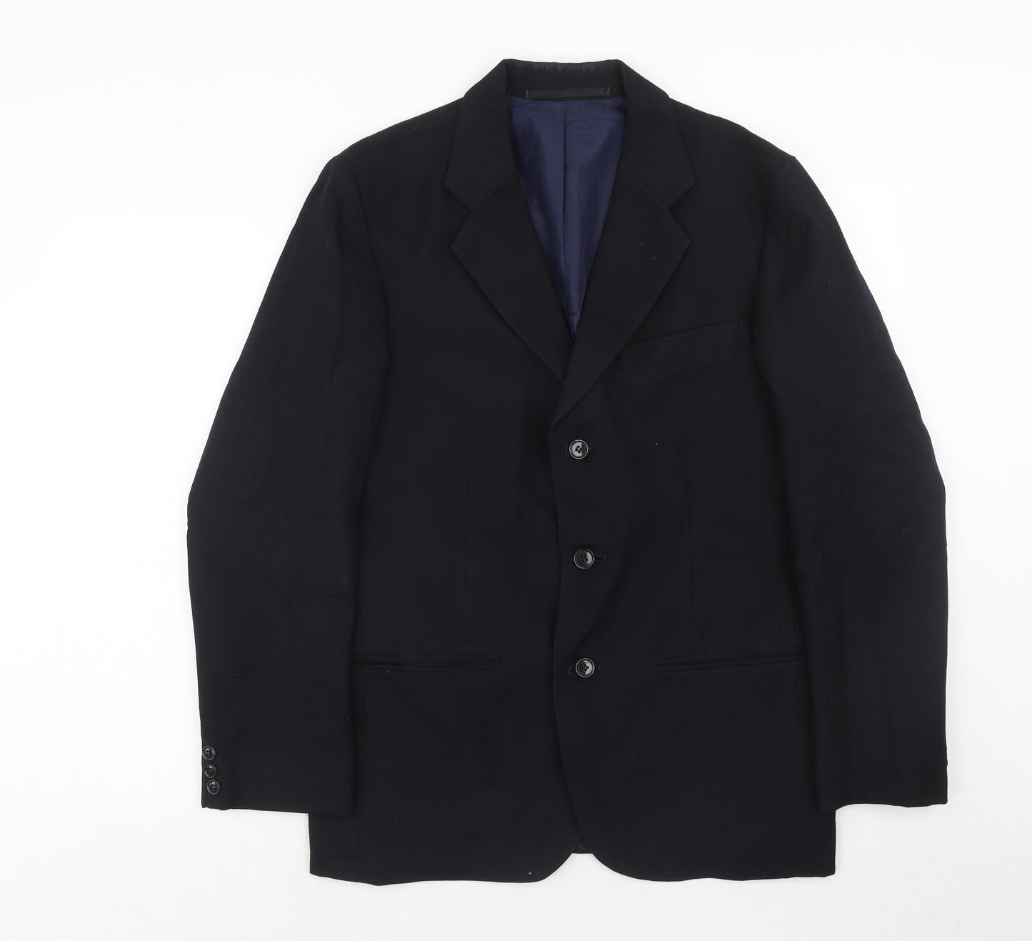 Mens UK Size 40 Preworn Regular Blue Suit Jacket