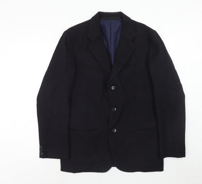 Mens UK Size 40 Preworn Regular Blue Suit Jacket