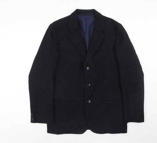 Mens UK Size 40 Preworn Regular Blue Suit Jacket
