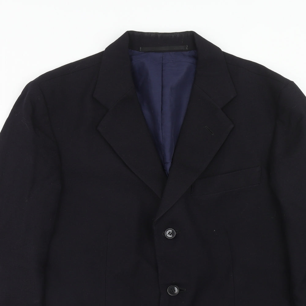 Mens UK Size 40 Preworn Regular Blue Suit Jacket