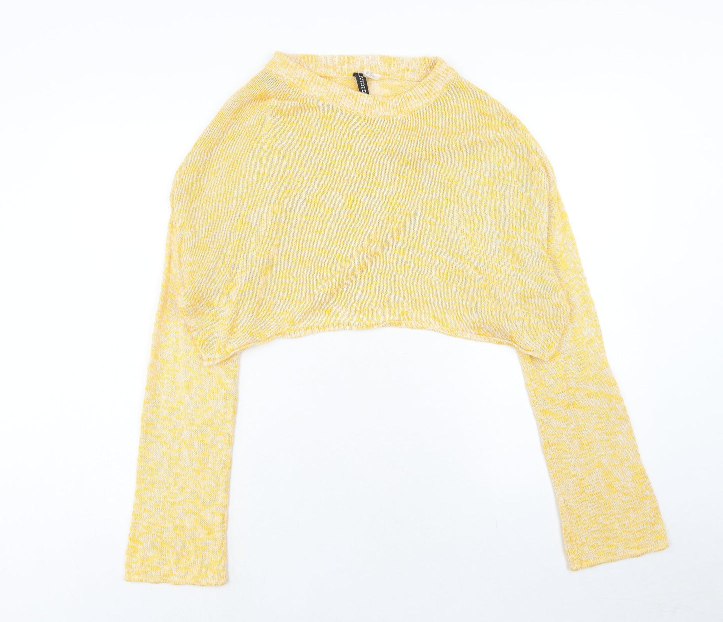 Womens UK Size S H&M Yellow Pullover Jumper