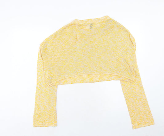 Womens UK Size S H&M Yellow Pullover Jumper