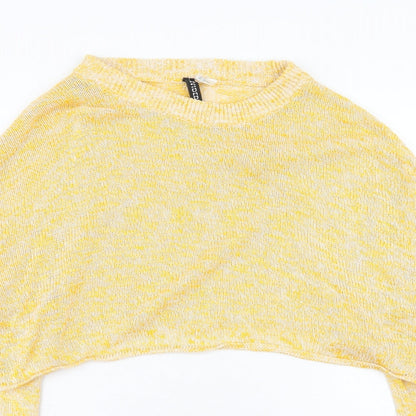 Womens UK Size S H&M Yellow Pullover Jumper