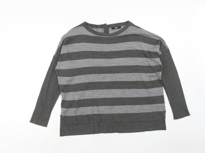 Womens UK Size 12 Marks and Spencer Grey Pullover Jumper