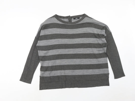 Womens UK Size 12 Marks and Spencer Grey Pullover Jumper