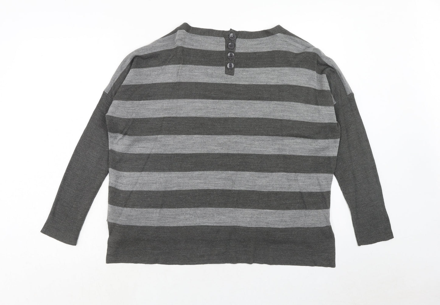 Womens UK Size 12 Marks and Spencer Grey Pullover Jumper