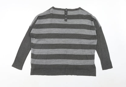 Womens UK Size 12 Marks and Spencer Grey Pullover Jumper