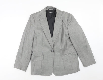 Womens UK Size 14 Planet Regular Grey Blazer
