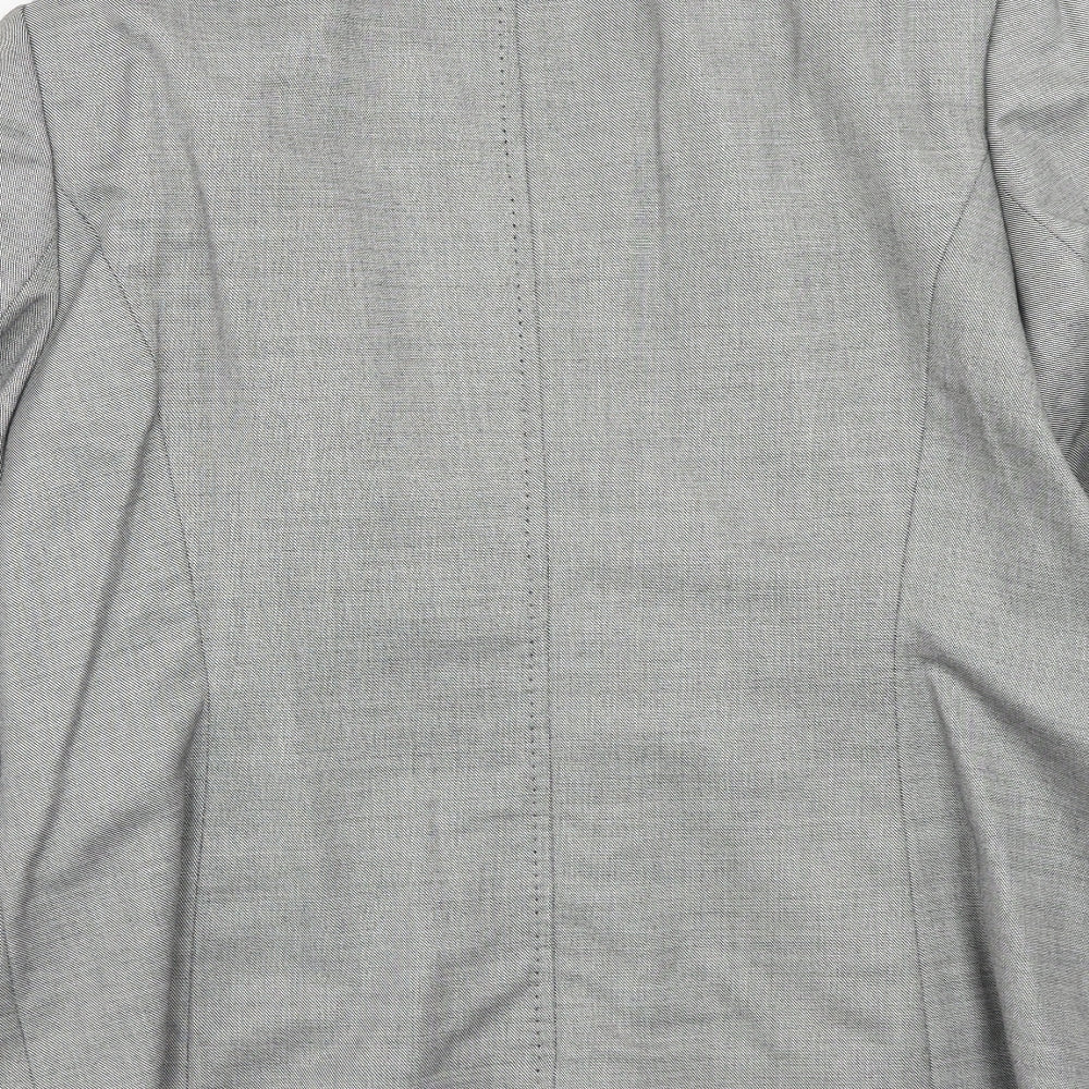 Womens UK Size 14 Planet Regular Grey Blazer
