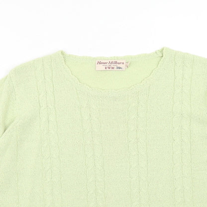Womens UK Size L EWM Green Pullover Jumper