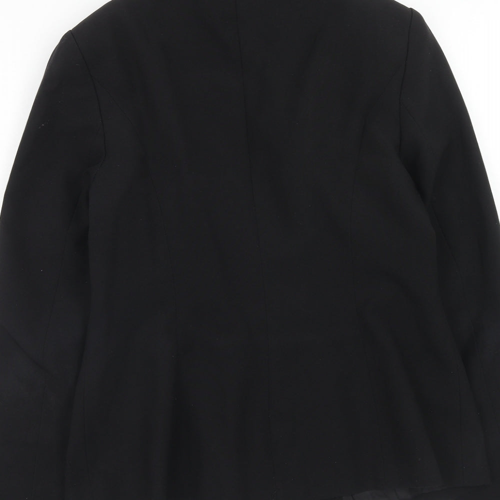 Papaya Womens Black Polyester Jacket Suit Jacket Size 12