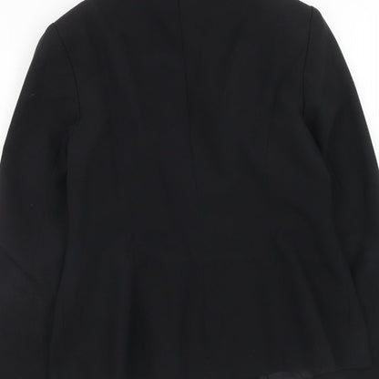 Papaya Womens Black Polyester Jacket Suit Jacket Size 12