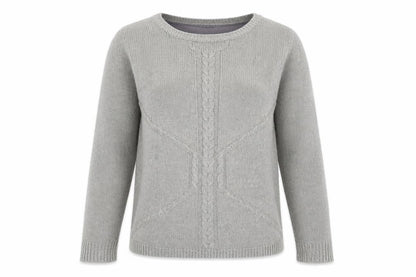 Womens UK Size 10 F&F Grey Pullover Jumper