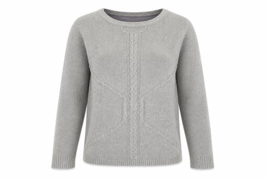 Womens UK Size 10 F&F Grey Pullover Jumper