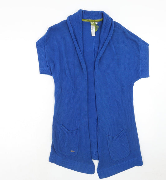 Womens UK Size 10 Debenhams Blue Cardigan Jumper