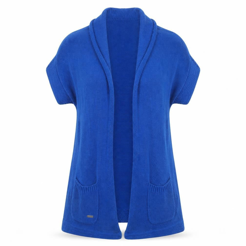 Womens UK Size 10 Debenhams Blue Cardigan Jumper