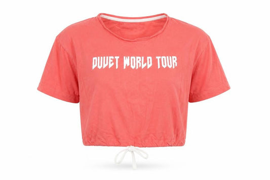 Womens UK Size S Brave Soul Pink Cropped T-Shirt