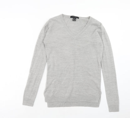 Womens UK Size 4 Atmosphere Grey Pullover Jumper