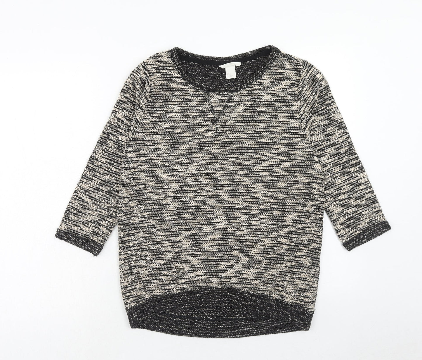 Womens UK Size XS H&M Brown Pullover Jumper