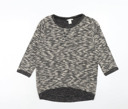 Womens UK Size XS H&M Brown Pullover Jumper