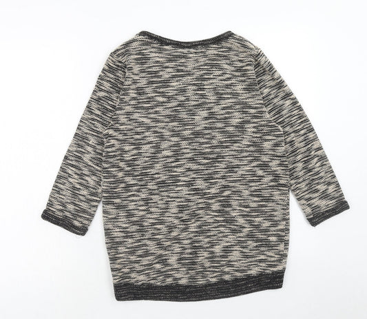 Womens UK Size XS H&M Brown Pullover Jumper