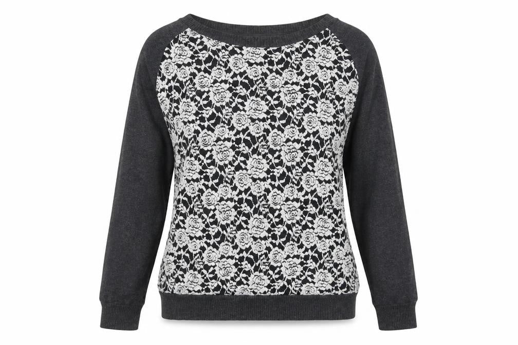 Womens UK Size 14 Marks and Spencer Grey Pullover Jumper