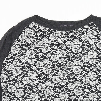 Womens UK Size 14 Marks and Spencer Grey Pullover Jumper