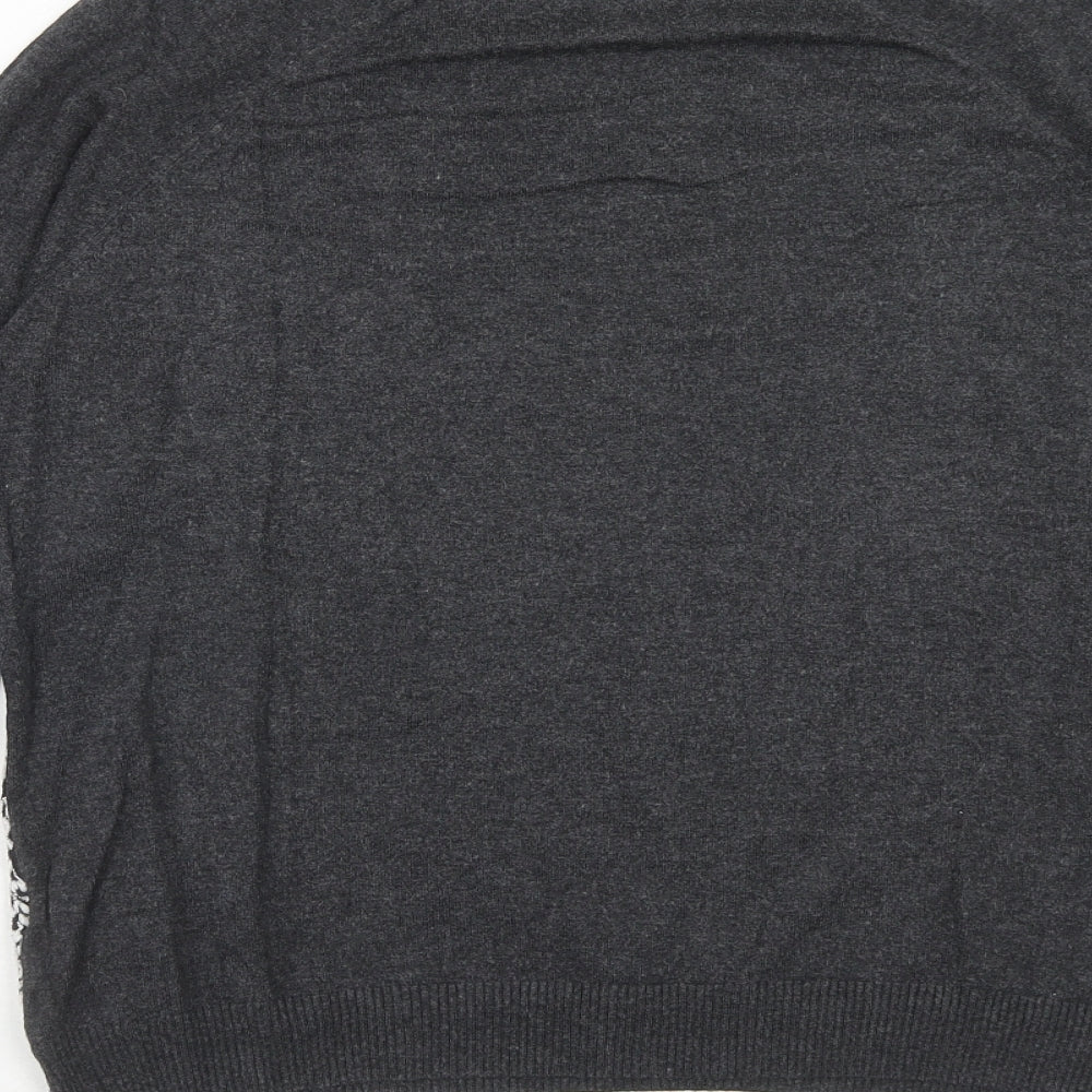 Womens UK Size 14 Marks and Spencer Grey Pullover Jumper