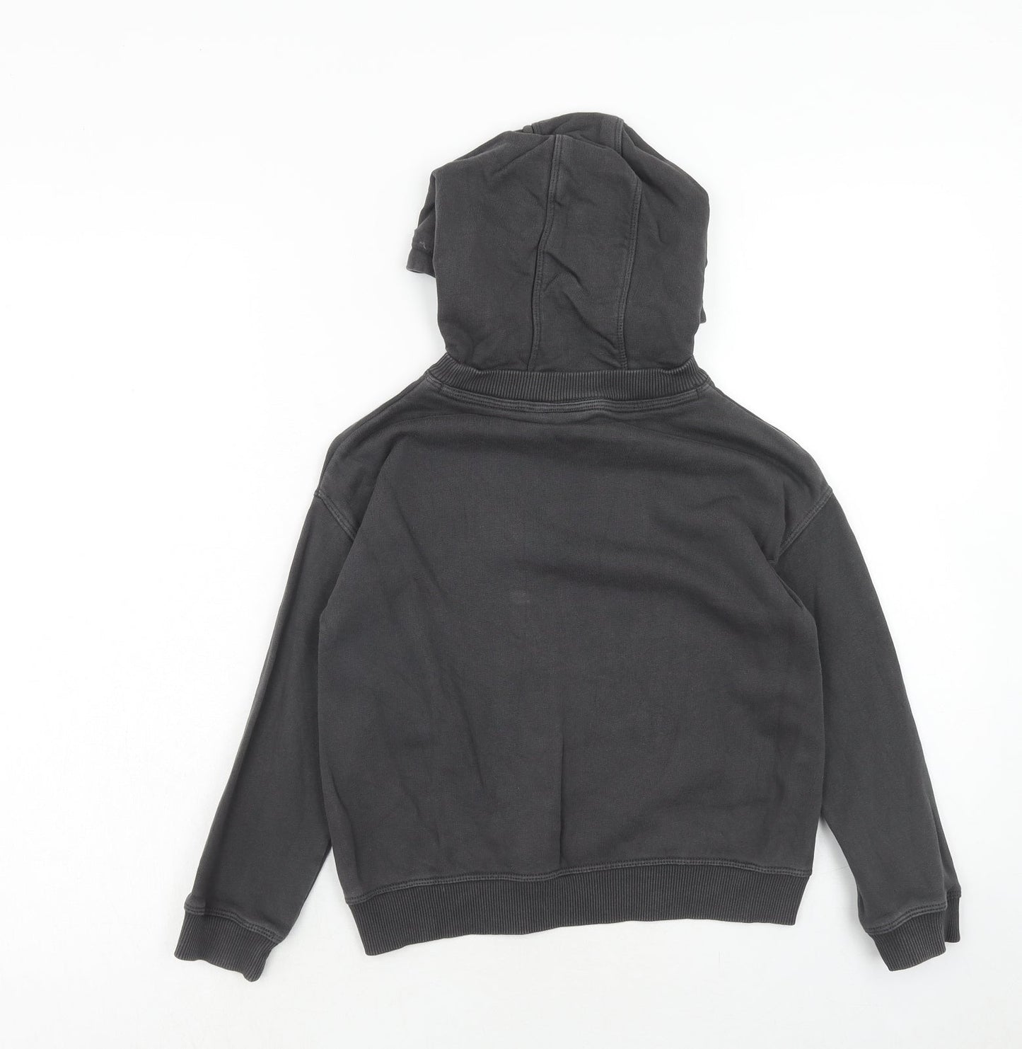 NEXT Boys Grey Cotton Pullover Hoodie Size 7 Years Pullover - A Perfect Day
