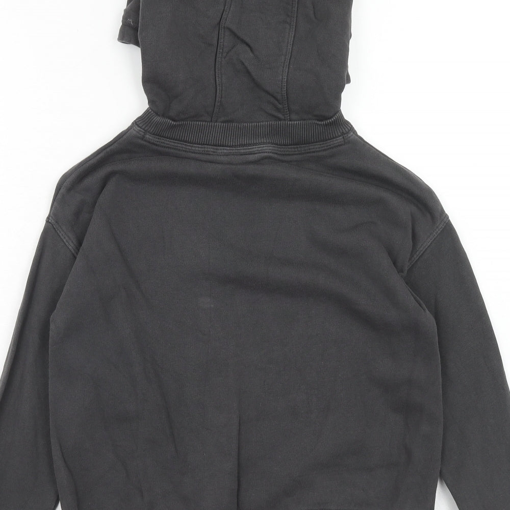 NEXT Boys Grey Cotton Pullover Hoodie Size 7 Years Pullover - A Perfect Day