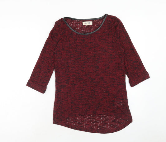 Womens UK Size 10 NEXT Red Pullover Jumper