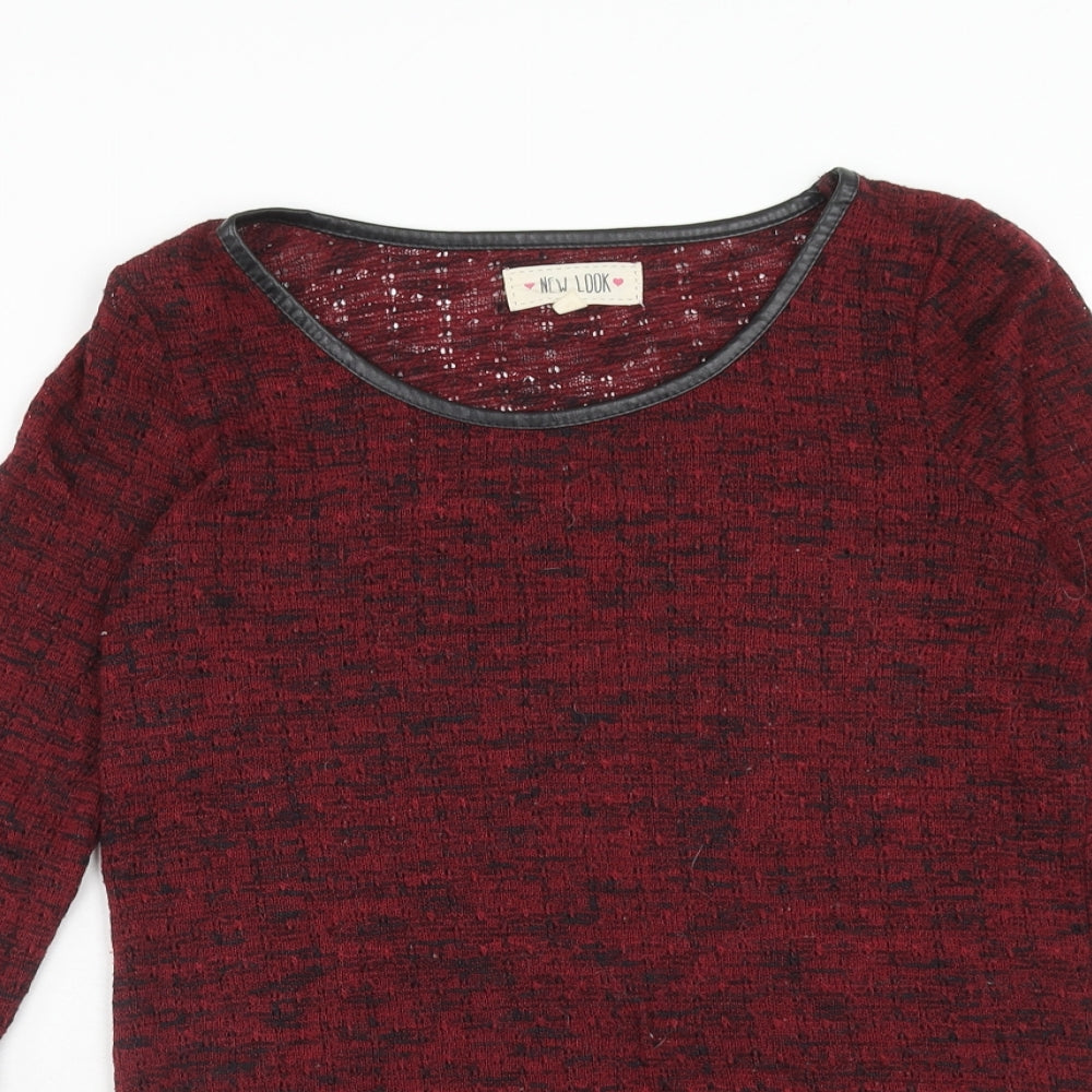 Womens UK Size 10 NEXT Red Pullover Jumper