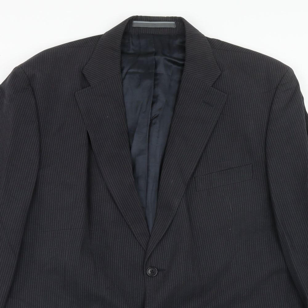Mens UK Size XL Marks and Spencer Regular Black Suit Jacket