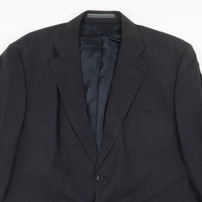 Mens UK Size XL Marks and Spencer Regular Black Suit Jacket