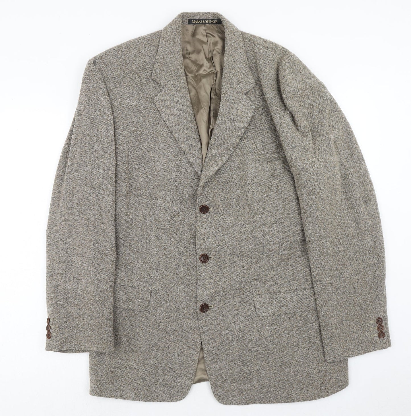 Mens UK Size 40 Marks and Spencer Regular Grey Suit Jacket