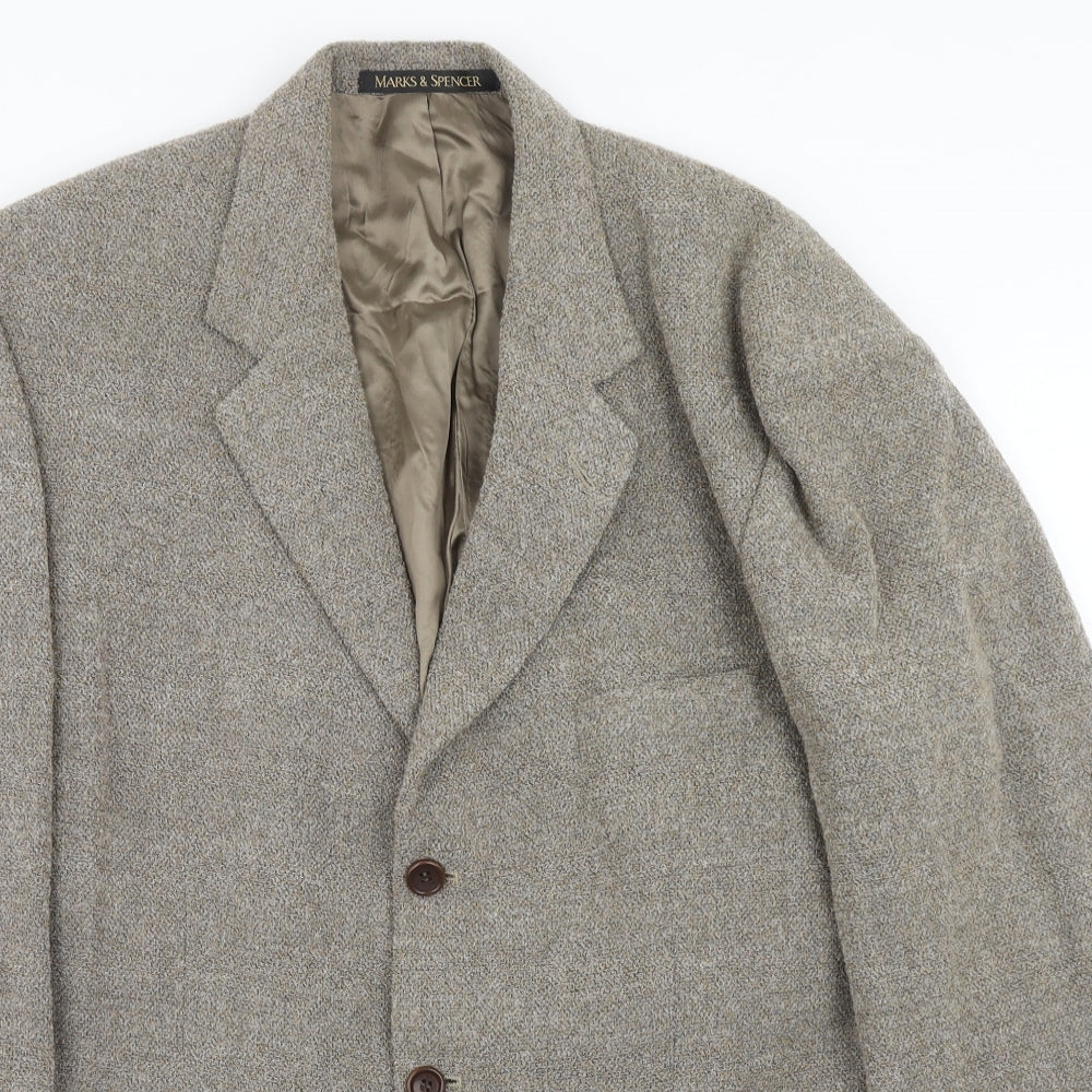 Mens UK Size 40 Marks and Spencer Regular Grey Suit Jacket