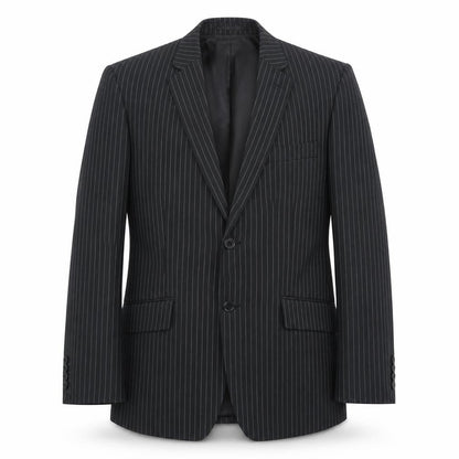 Mens UK Size 40 Charlton Gray Regular Black Suit Jacket