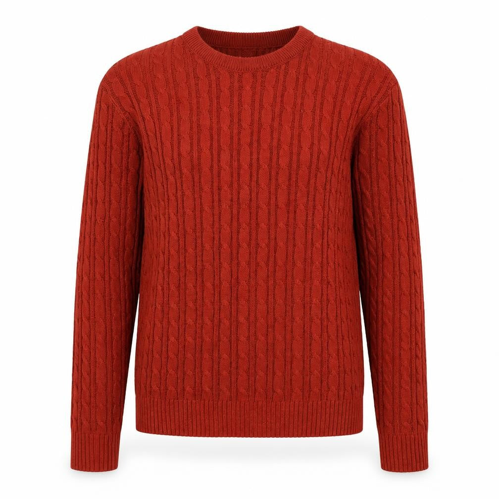 Womens UK Size L Pure & Natural Red Pullover Jumper
