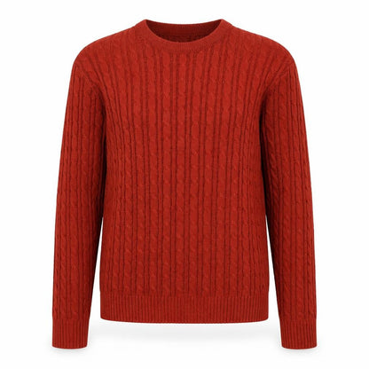 Womens UK Size L Pure & Natural Red Pullover Jumper
