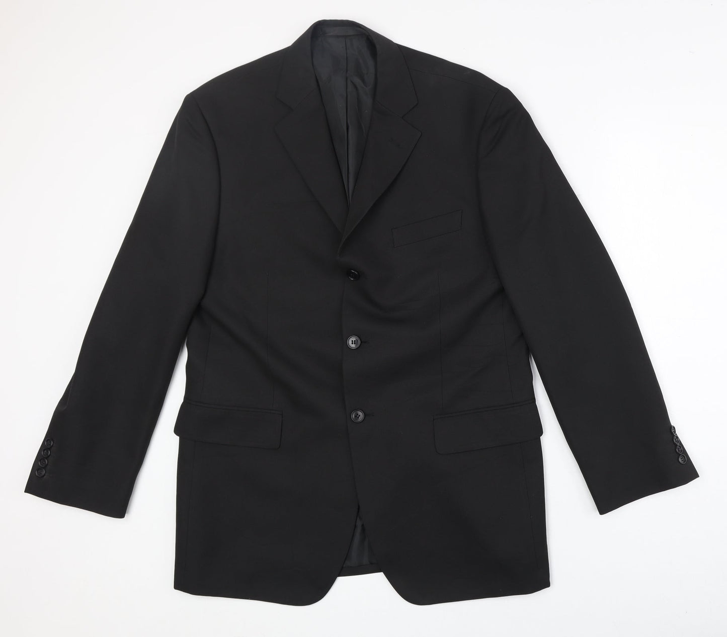 Mens UK Size 40 marks Regular Black Suit Jacket