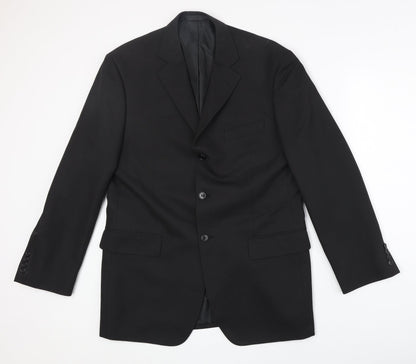 Mens UK Size 40 marks Regular Black Suit Jacket
