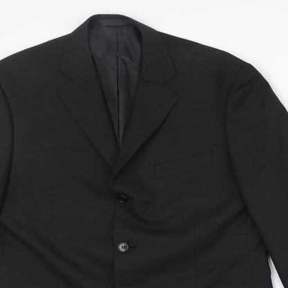 Mens UK Size 40 marks Regular Black Suit Jacket