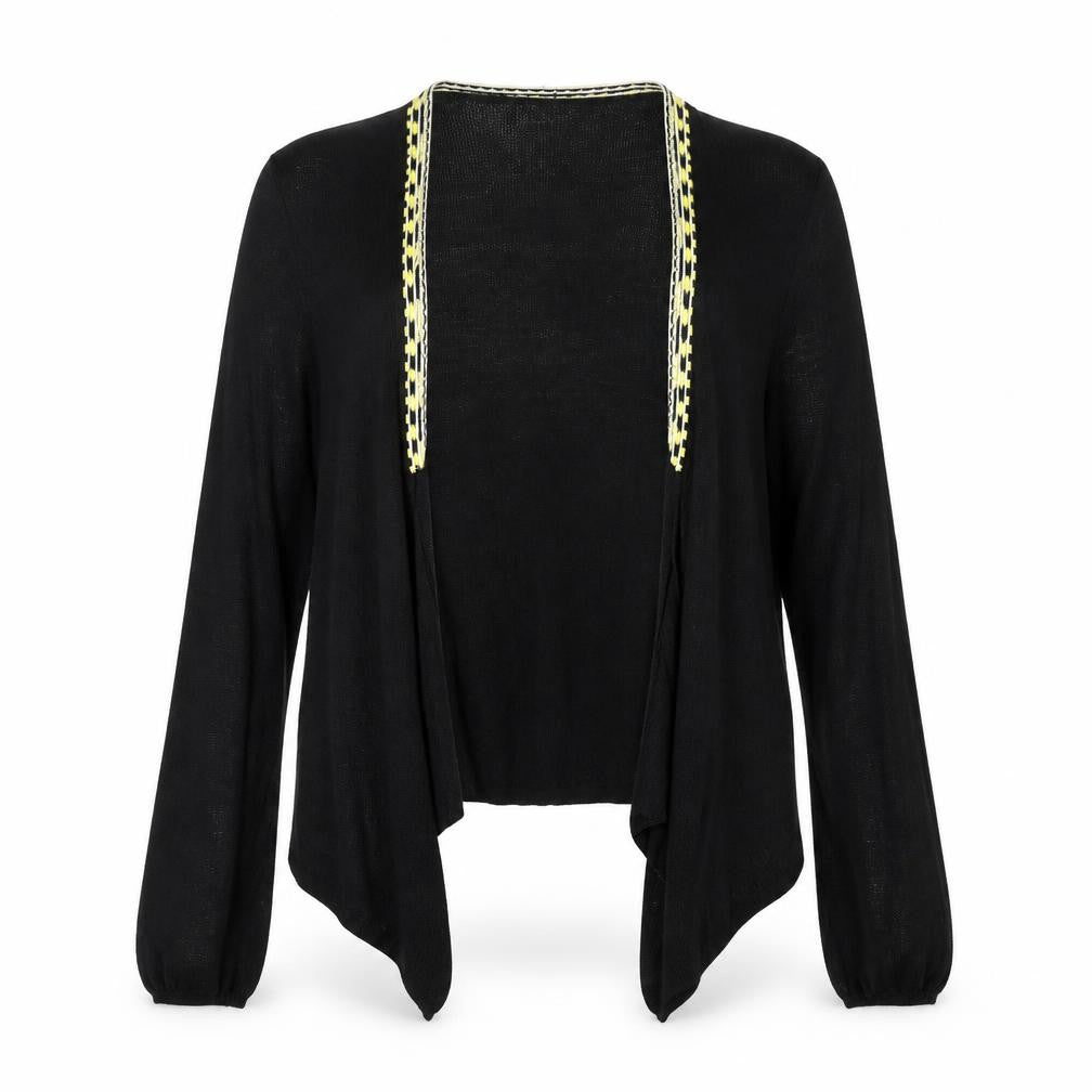 Womens UK Size M Promod Black Cardigan Jumper
