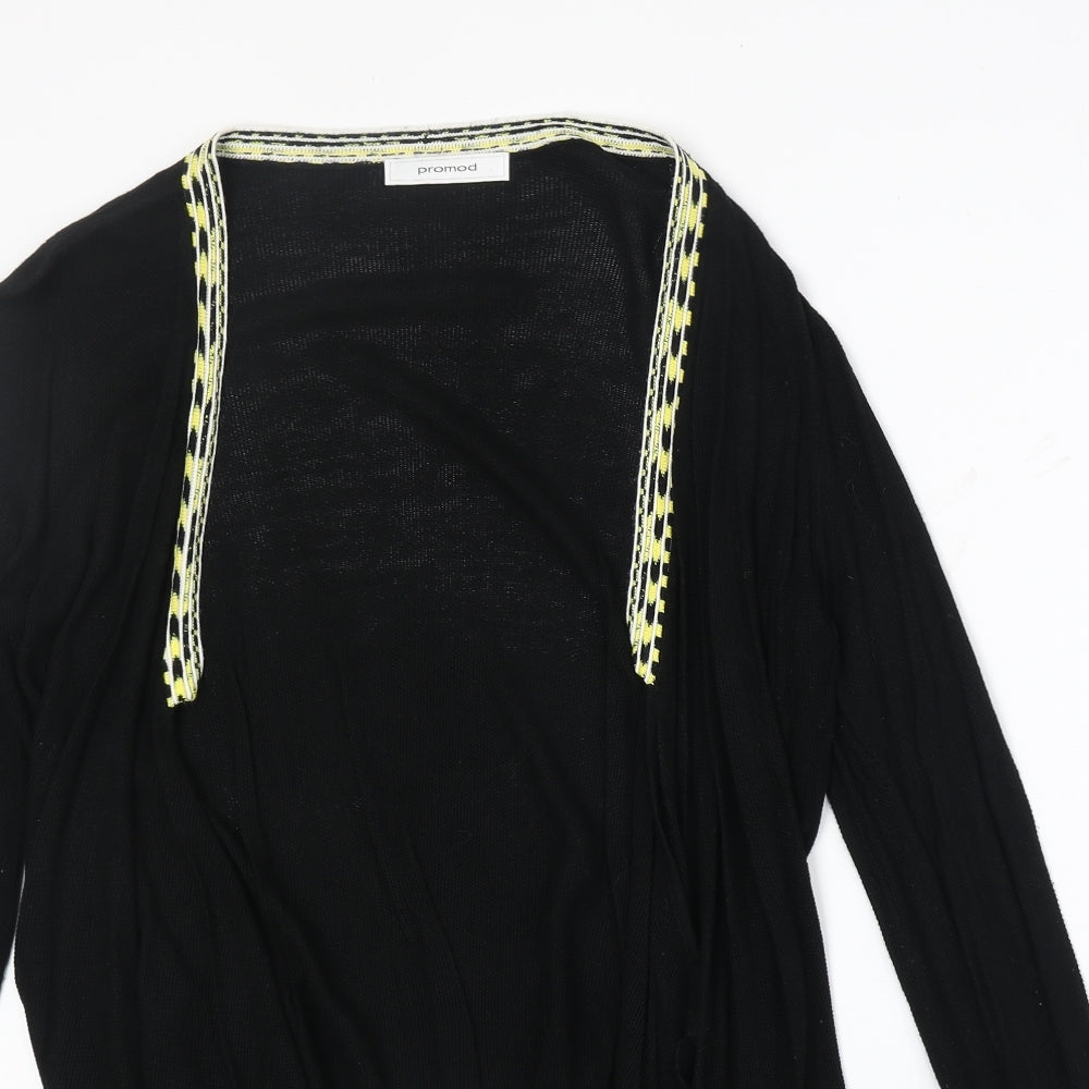Womens UK Size M Promod Black Cardigan Jumper