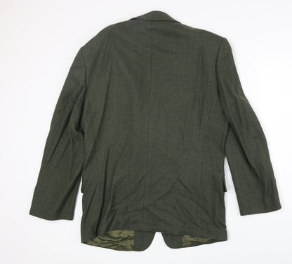 Mens UK Size 40 Principles Regular Green Suit Jacket
