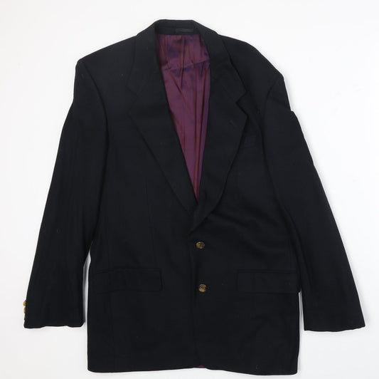 Mens UK Size 38 Marks and Spencer Regular Black Suit Jacket