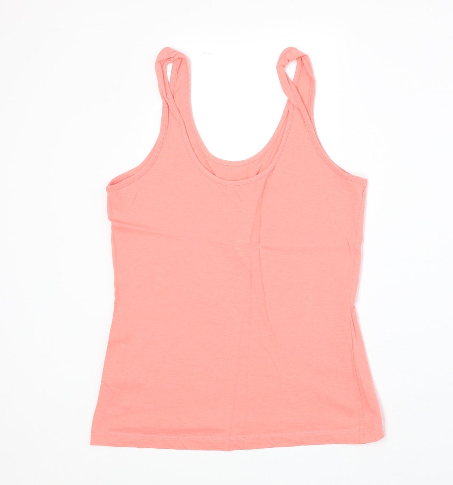 Primark Womens Pink 100% Cotton Basic Tank Size XS Scoop Neck - Honolulu