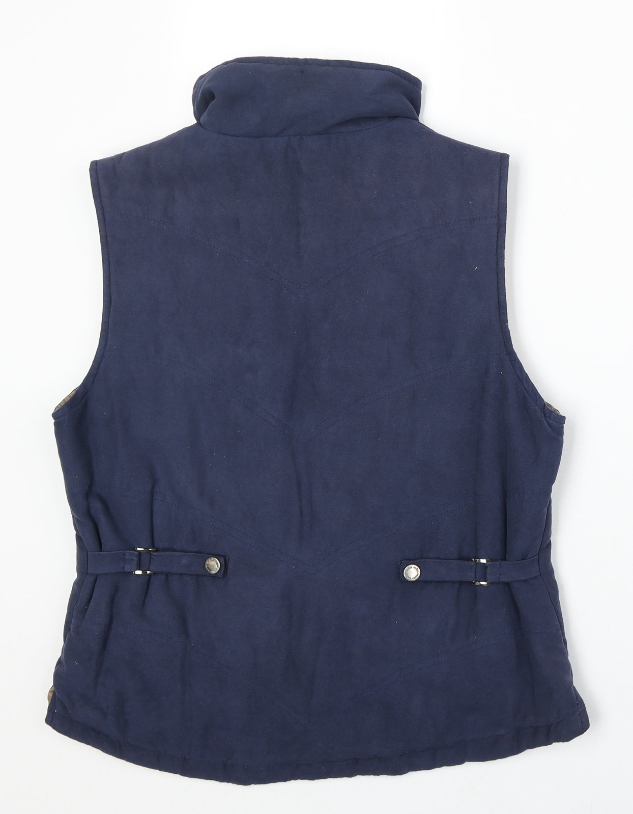 Mlw Womens Blue Gilet Jacket Size XS Zip