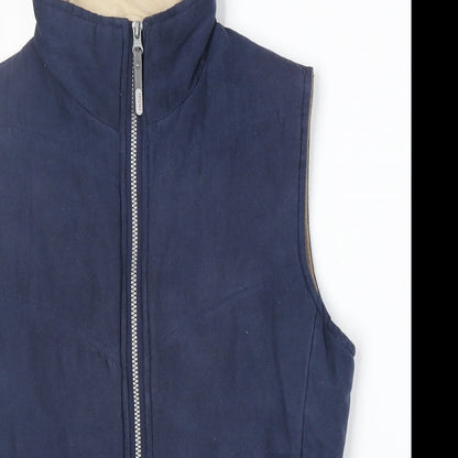 Mlw Womens Blue Gilet Jacket Size XS Zip