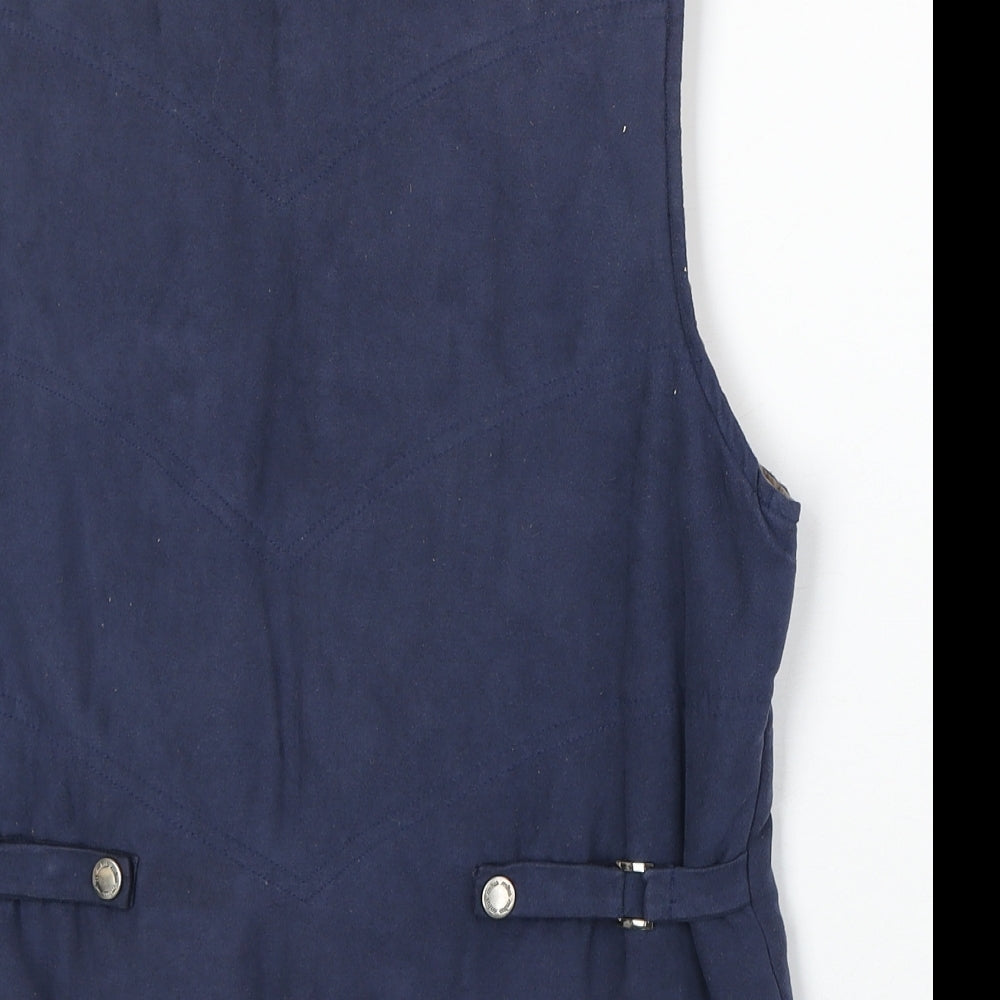 Mlw Womens Blue Gilet Jacket Size XS Zip